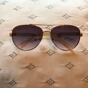 Gold Clear Detail BOHO Shade Sunglasses